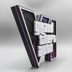 GTA 6 Grand Theft Auto 3D Logo Stand Creative Desktop Ornament Game Peripheral Display Decor For Adult Game Fans