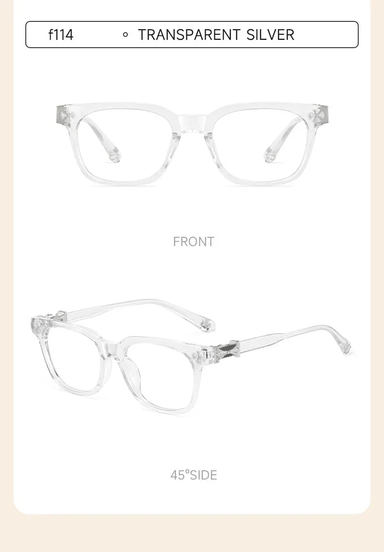 2026 BEAU FIVE Retro Square Blue Light Blocking Computer Glasses