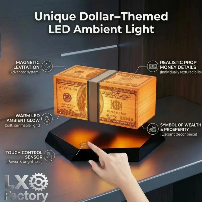 Floating Money Lamp Maglev Golden Lantern Grand Theft Auto Game Peripheral TK Same As Grand Theft Auto Birthday Gifts for Friend