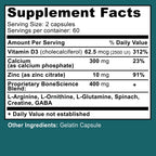 Natural Height Growth Maximizer for Kids, Teens and Adults Zinc and Calcium Increase Peak Height Supplement Bone Strength