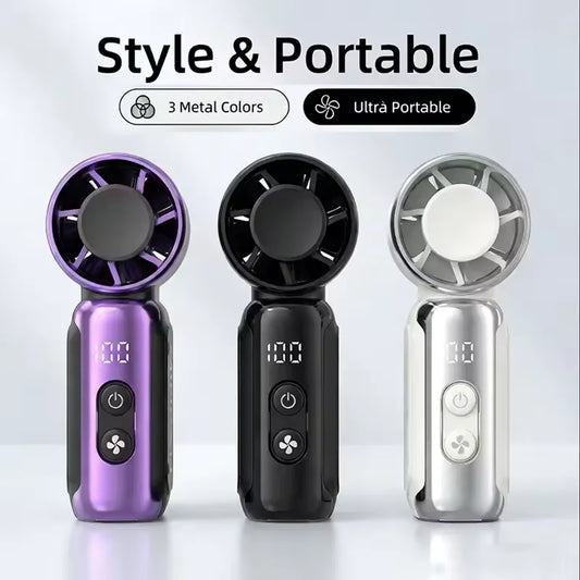 Portable Mini USB Rechargeable Handheld Fan For Travel Office Use