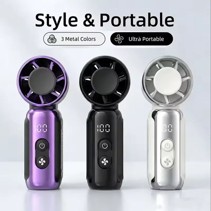 Portable Mini USB Rechargeable Handheld Fan For Travel Office Use