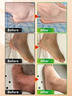 Electric Ankle Massager Heated Foot Massager with Vibration Massage Modes Portable Wrap Device for Home Relaxation Care