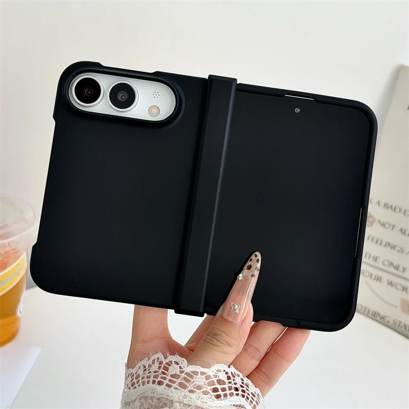 Luxury Dopamine Candy Color Matte Phone Case For iPhone Duo Fold Hinge Protection Ultra-thin Hard PC Cover For iPhone Duo Ultra