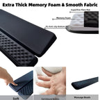 Keyboard Wrist Rest, Ergonomic Memory Foam Wrist Support for Typing & Gaming, Tilted Keyboard Pad, Aesthetic Desk Accessories Fo