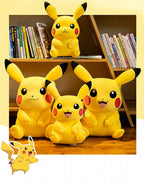 Large Original Pokemon Pikachu Stuffed Plush Toys Plushie Soft Animal Kawaii Anime Doll Throw Pillow Birthday Gift For Kids Baby