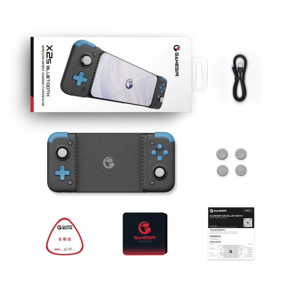 GameSir X2s Bluetooth Gamepad for Android iPhone 15 Series Hall Effect Gaming Controller for Xbox Game Pass STADIA XCloud
