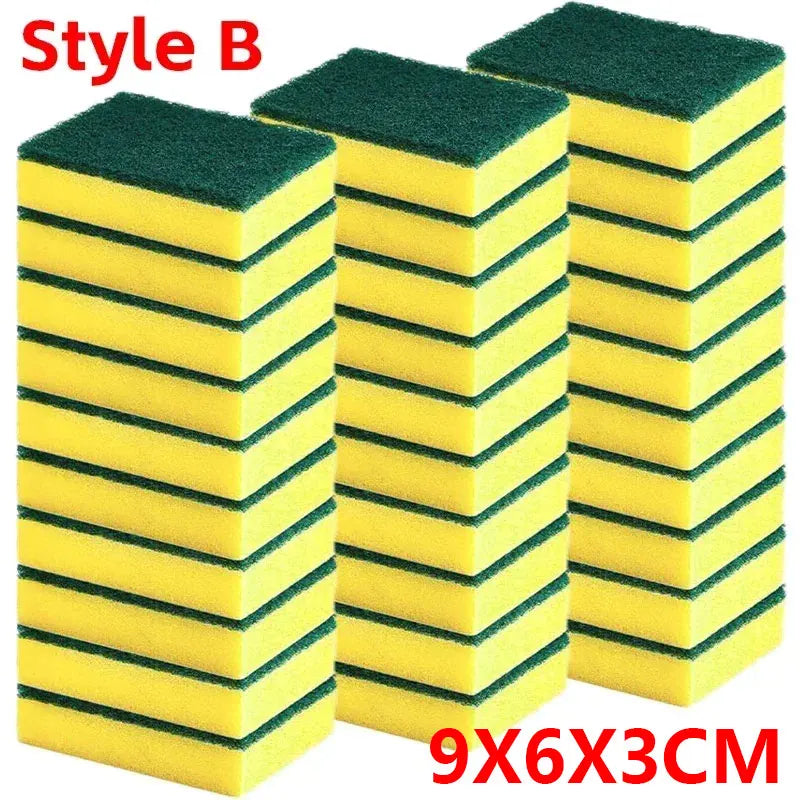 Highly Absorbent Double-Sided Sponge Magic Cleaning Pot Rust Sponge Cleaning Brush Kitchen Cleaning Tool