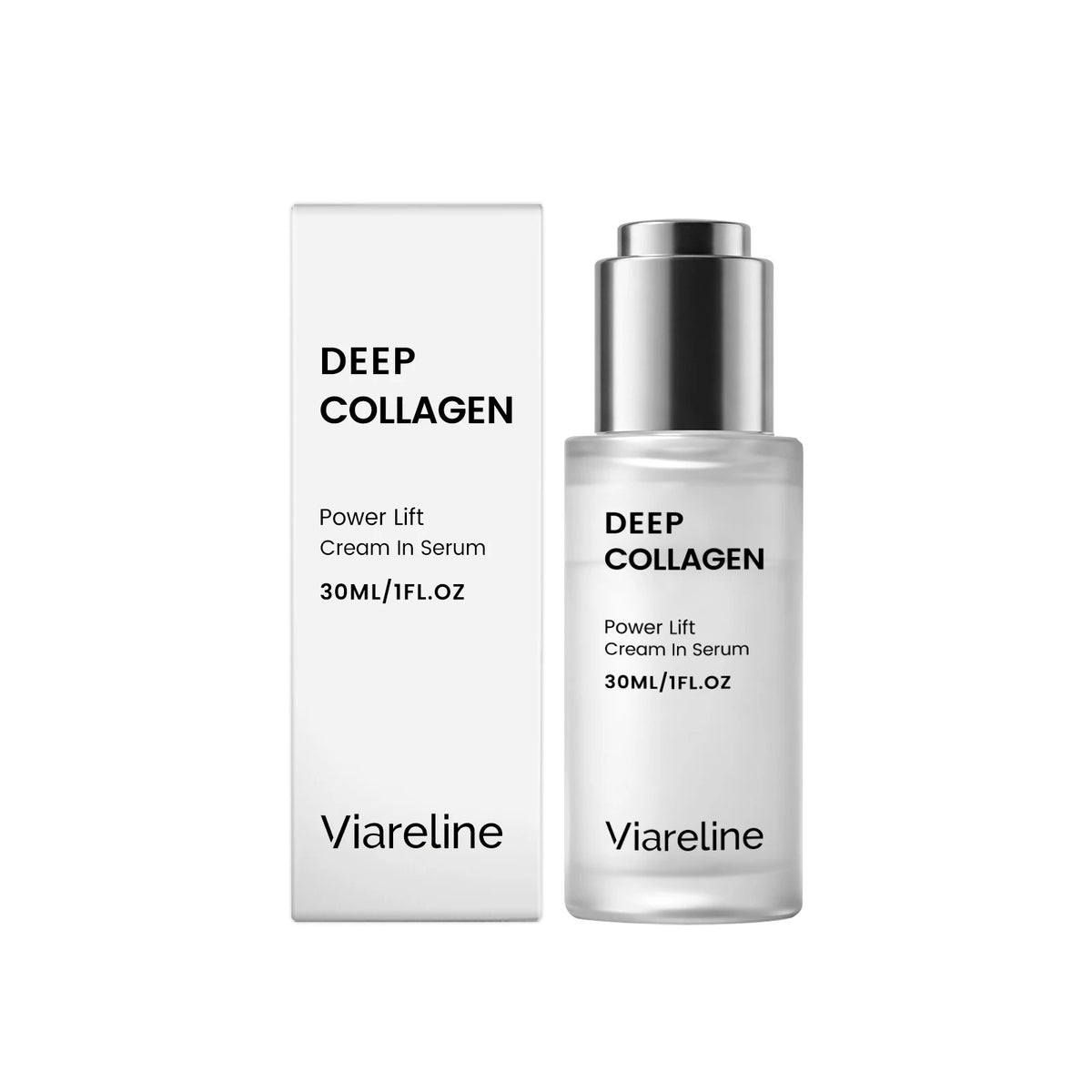Collagen Face Serum With Hyaluronic Acid for Hydrating and Firming Skin