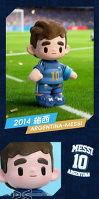 Original In-Stock Messi Argentina National Tea Player Series Vinyl Figurine Blind Box Pendant Collectible Ornament Toys Gifts