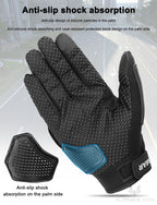 Summer Motorcycle Gloves Men Women Full Finger Touch Screen Motocross Racing Gloves Motorbike Bicycle Cycling Glove M-XXL