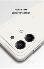 Liquid Silicone Cover for Xiaomi Redmi Note13 Note 13R 13 R Pro Plus 13RPro 5G Square Soft Original Mobile Phone Accessorie Case