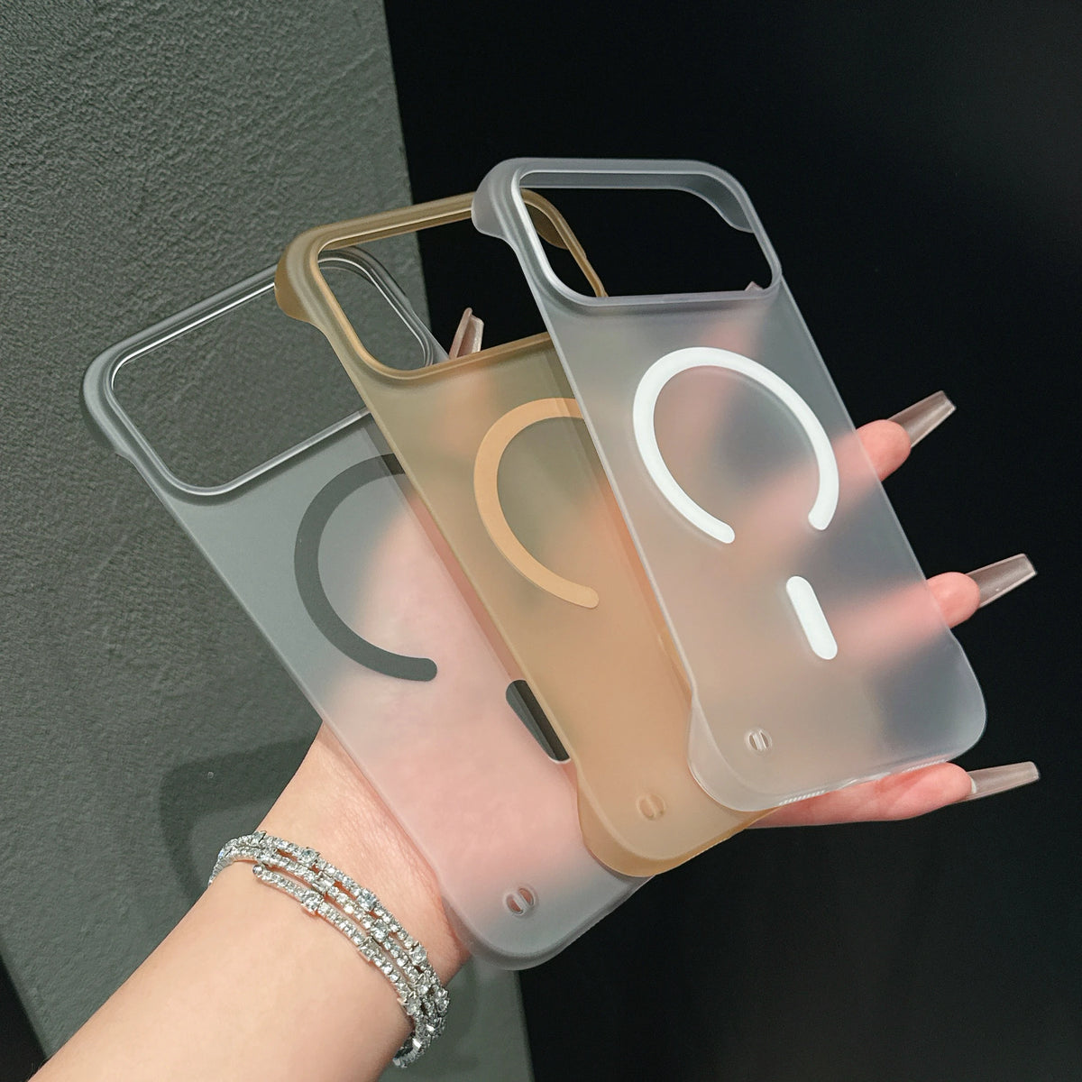 Ultra Thin Frameless Phone Case For iPhone 18 17 Pro Max Air 14 15 Plus 13 12 16 Pro For Magsefa Magnetic Matte Protection Cover