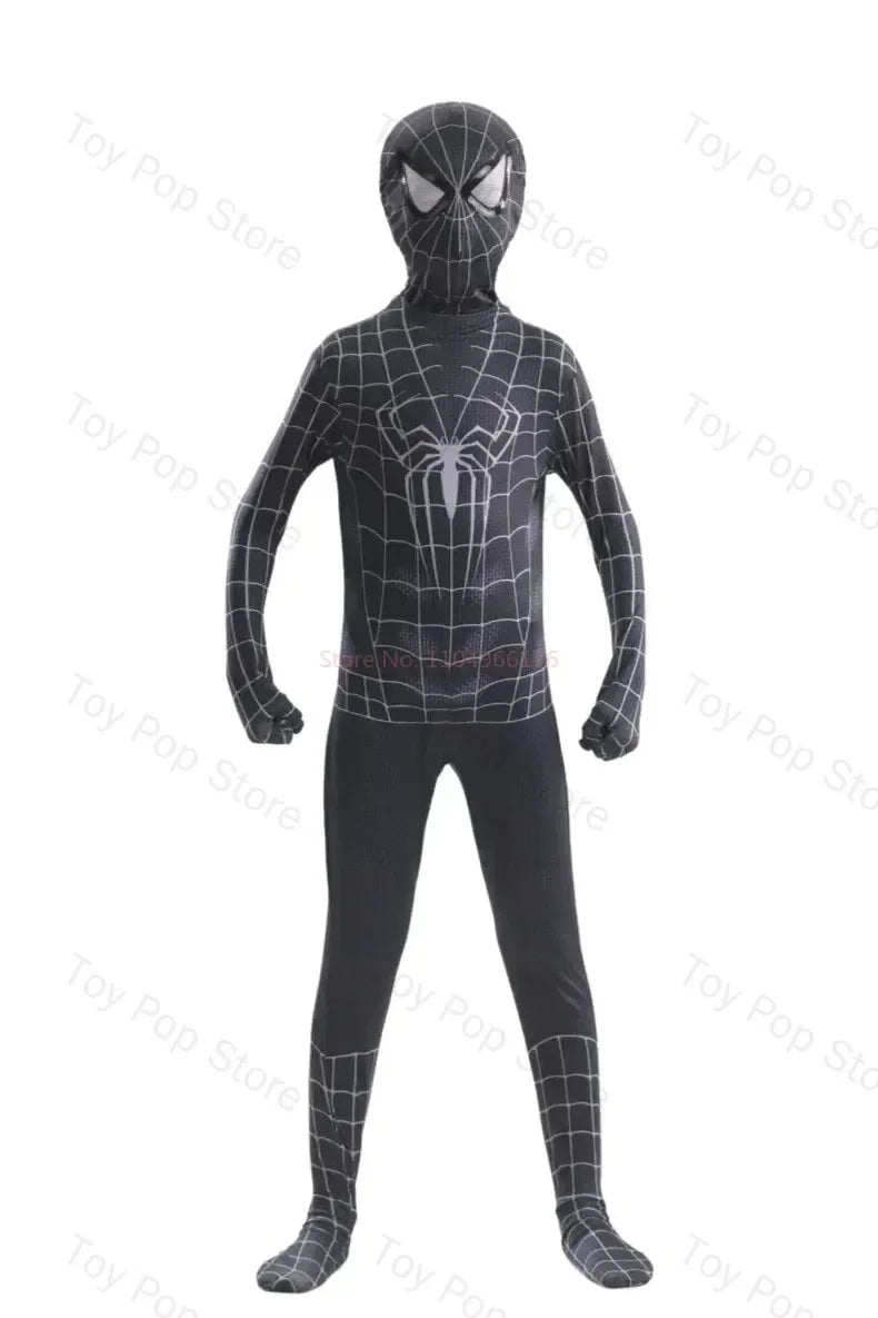 Popular Web Slinger Superhero Zentai Suit Full Coverage Cosplay Bodysuit Halloween Themed Outfit Collectible Attire for Holiday