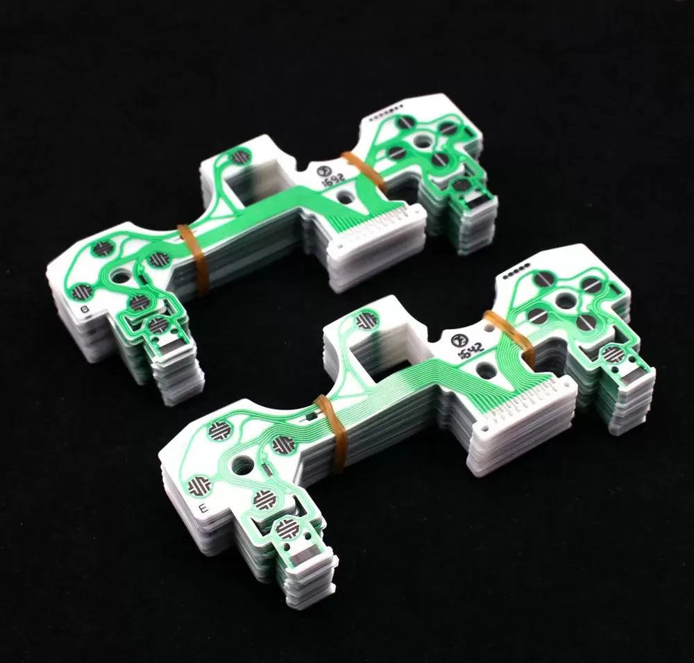 10PCS Jdm Jds 010 011 030 040 055 for Sony Dualshock 4 Conductive Film Keypad for Ps4 Ps5 Pro Slim Controller Pcb Circuit Ribbon
