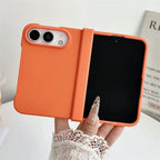 Luxury Skin Feel Frosted Matte Fold Phone Case For iPhone Duo Ultra 18 Fold Hinge Protective Ultra-thin PC Shockproof Hard Cover