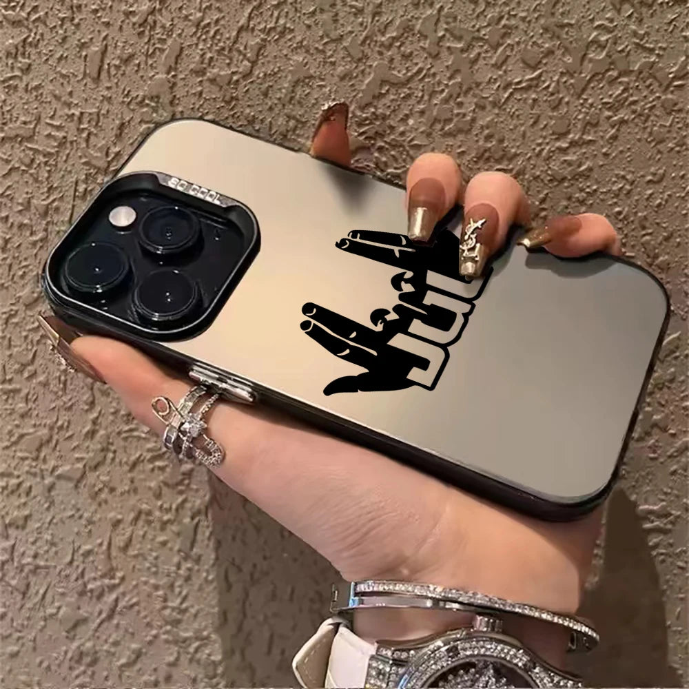 Rapper JuL C'est Pas Des Lol Hard PC IMD Case for iPhone 18 17 16 15 14 13 12 11 Pro Max X XR Shockproof Plating Matte TPU Funda