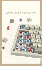 Ajazz AK992 Wired Mechanical Keyboard 98-Key Full Layout  Hot-Swap USB Gaming keyboard Multimedia Key Knob for Desktop PC Laptop