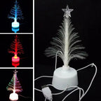 Tree Light Christmas Fiber Optic Lights Tree Fiber USB Fiber Optic Christmas Tree Mini LED Light Decorations