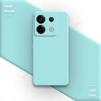 Original Square Liquid Silicone Phone Case for Xiaomi Poco X6 PocoX6 Pro 5G Lens Protection Soft Couples Cover Thin Fundas Coque
