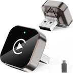 (2026 Upgraded) Wireless CarPlay Adapter for Apple iPhone＆Android, Small Size,Plug and Play,Fast and Stable Connection Wireless