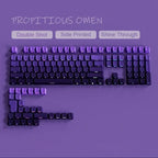 2026 Original Daylight Keycaps PTB Translucent, Side-engraved Oem 135 Keys, Customized To Fit 60/84/98/108 Mechanical Keyboards.