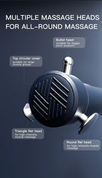 Booster Upgraded Massage Gun Powerful Handheld Cordless Deep Tissue Vibrating Muscle Massager with 3 Speeds for Sensitive Areas