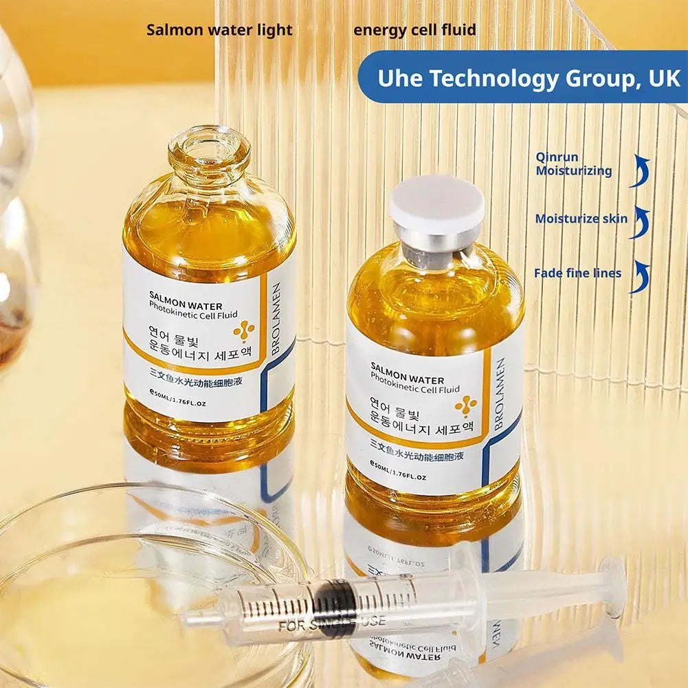 PDRN Salmon Dna Ampoule Rejuvenation Essence Nourishing Repair Smooth Shrink Pore Moisturizing Lotion Skin Hydration Fiming