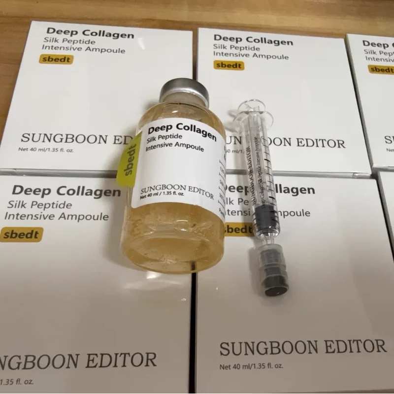 Korean Silk Collagen Peptide Ampoule Serum and Retinol Capsule Cream Set