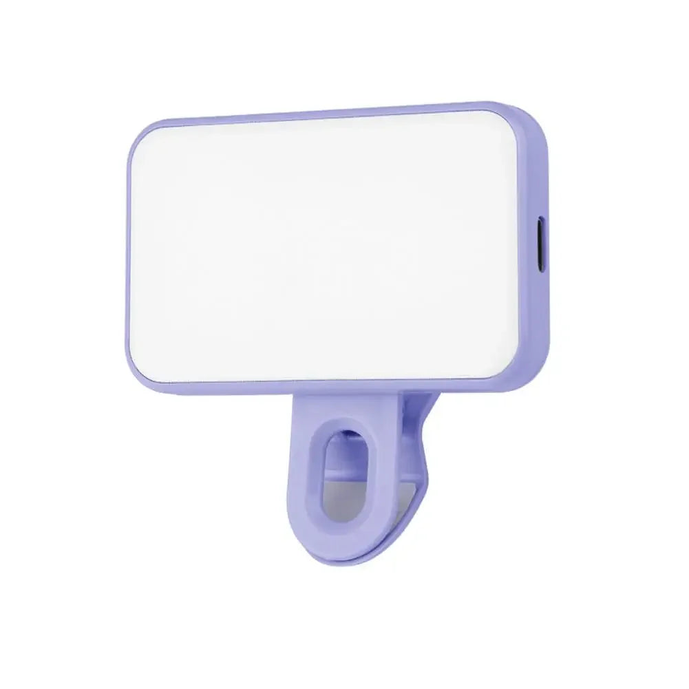 Mini Clip-On Selfie Fill Light – 3 Brightness Modes