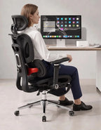 Ergonomic Office Chair Household Gaming Computer Chair Aluminum Alloy Base