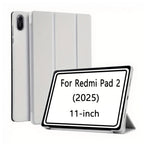 Case for Xiaomi Redmi Pad 2 2025 11-inch PU Leather Flip Smart Cover,Magnetic Stand Case,Soft Silicone Back Shell