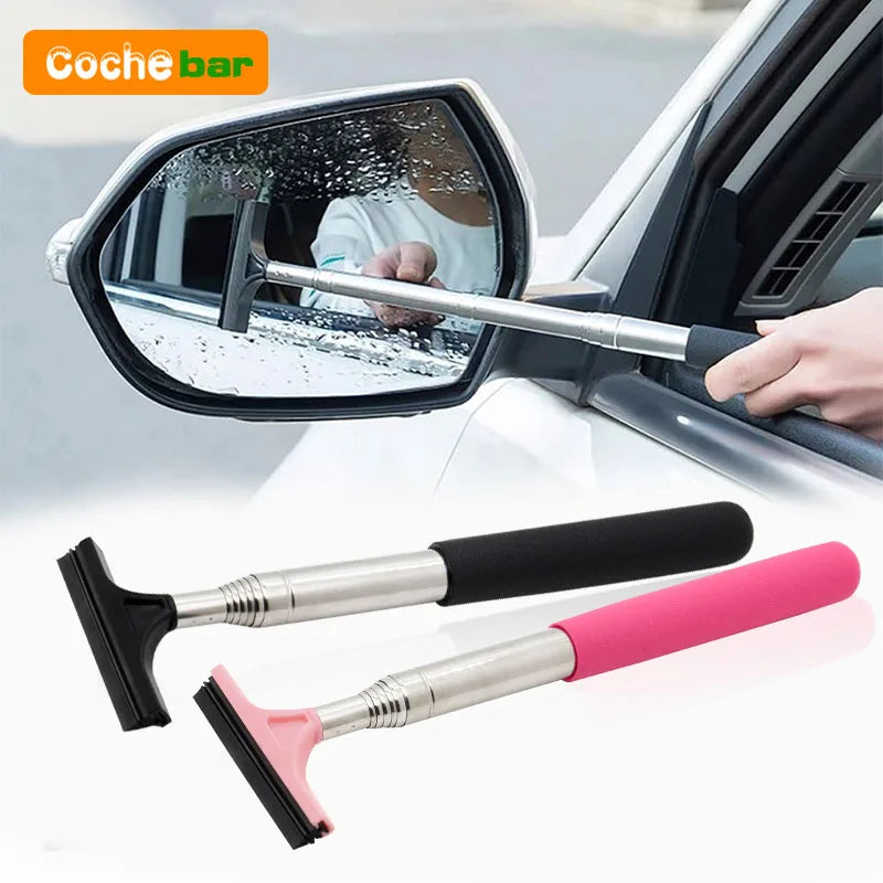 Auto Rückspiegel Wischer Reiniger Auto Glas Nebel Reiniger Kratzer Auto Zubehör Griff Teleskop Fenster Reinigungsbürste