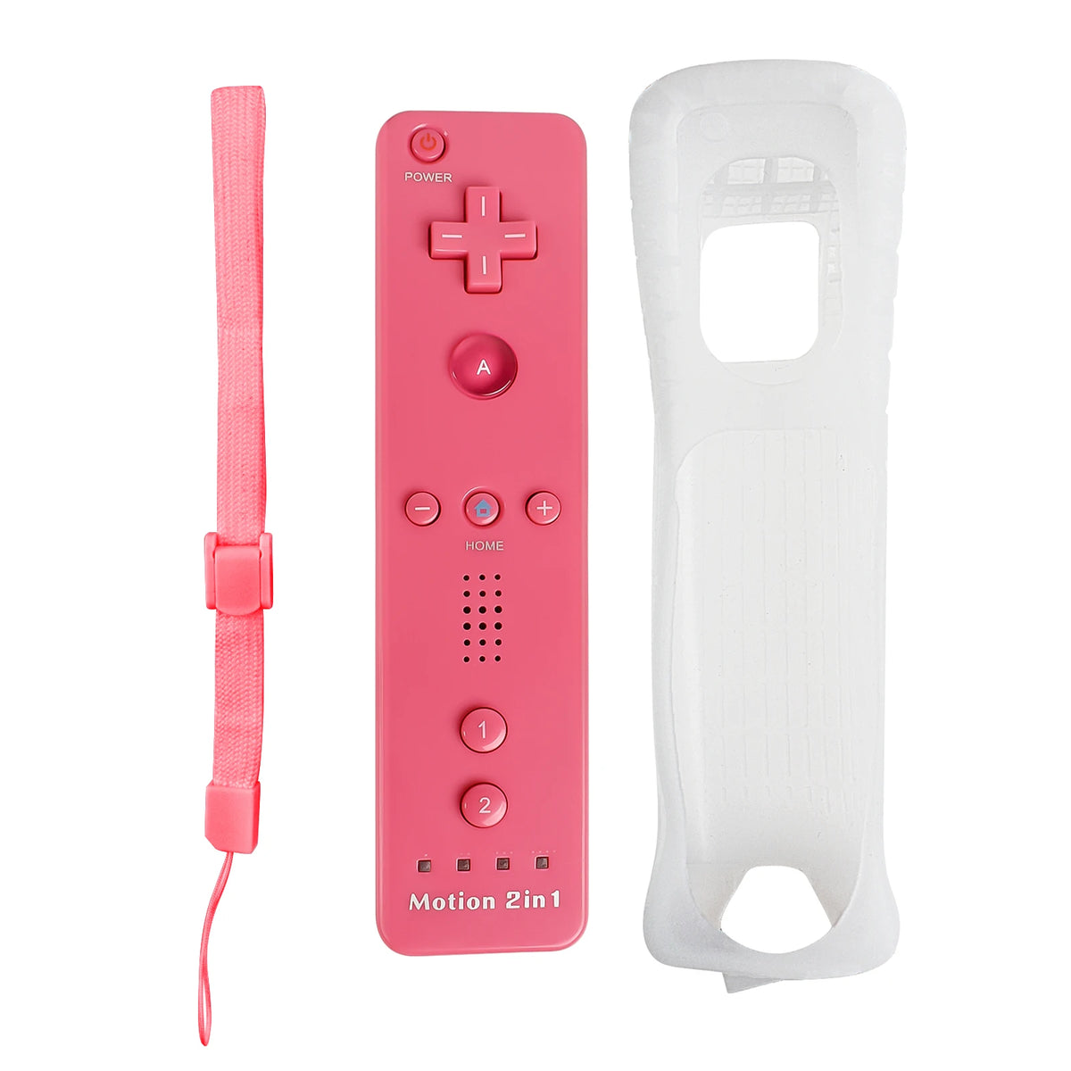 For Nintendo Wii/Will U Joystick 2in1 Wireless Remote Gamepad Controller Set Optional Motion Plus with Silicone Case Video Game