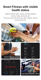 2024 COLMI R09 Smart Ring Men Women with Charging Case, Body Temperature Health and Sleep Monitor For Xiaomi Samsung Phone