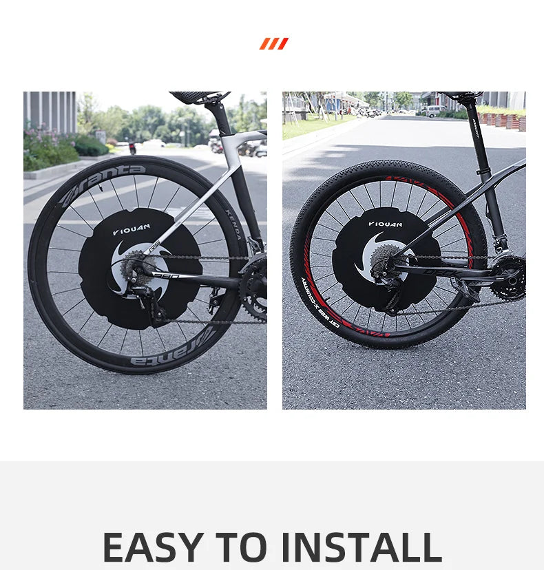 Anti-fouling Motorcycle Washing Disc Brake Cleaning Protection Cover Ultralight Bicycle Washing Disc Guard Bike Accessories