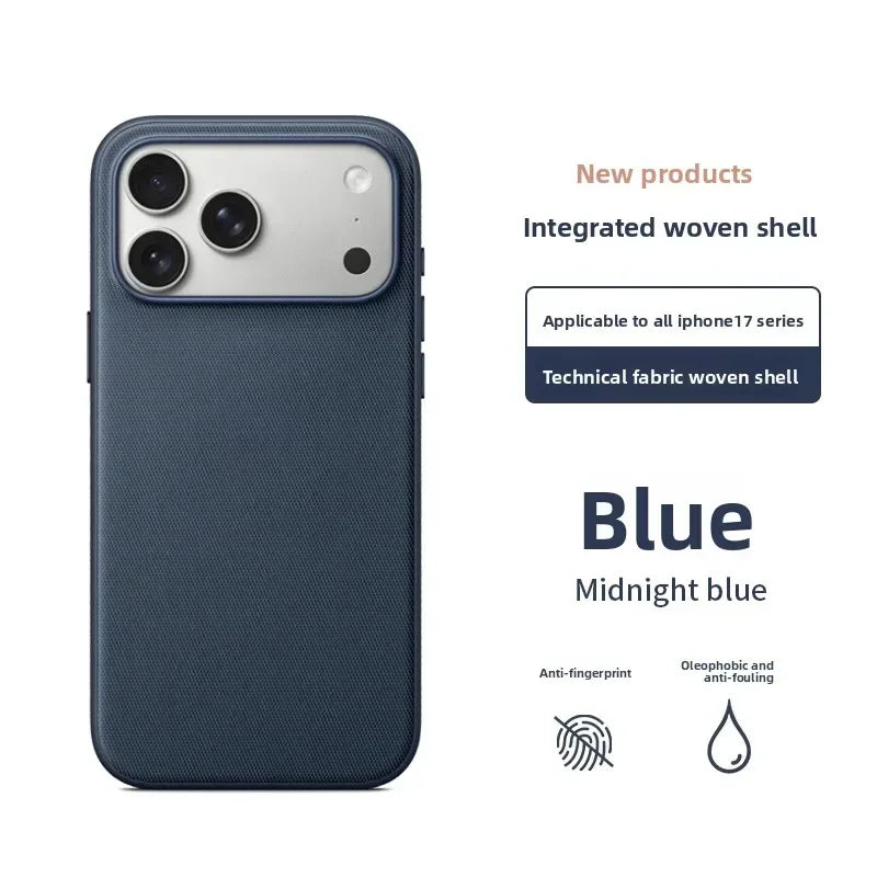 High Quality Original Technology Woven Case For IPhone 18 17 16 15 14 13 Pro Max  For Official Magsafe Magnetic Protect Cover