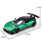 (Bagged) 1:36 Martin Alloy Racing Car, 1.36 scale simulated alloy pullback racing car, boy's toy, simulated racing car