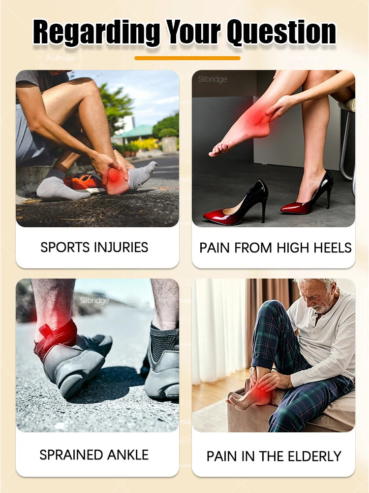 Electric Ankle Massager Heated Foot Massager with Vibration Massage Modes Portable Wrap Device for Home Relaxation Care