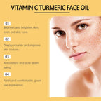 30ml Vitamin C Brightening Serum with Turmeric Extract Niacinamide Face Moisturizer Hydrating Glow Booster for Even Skin Tone