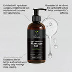 Collagen Anti-Cellulite Massage Oil Abdomen Thigh Firming Nourishing Dry Skin Glowing Soothing Revitalizing Tightening Body Oil