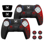 Para la funda del mando de PS5, carcasa de silicona antideslizante protectora compatible con el mando de PS5 con tapa de agarre para el pulgar