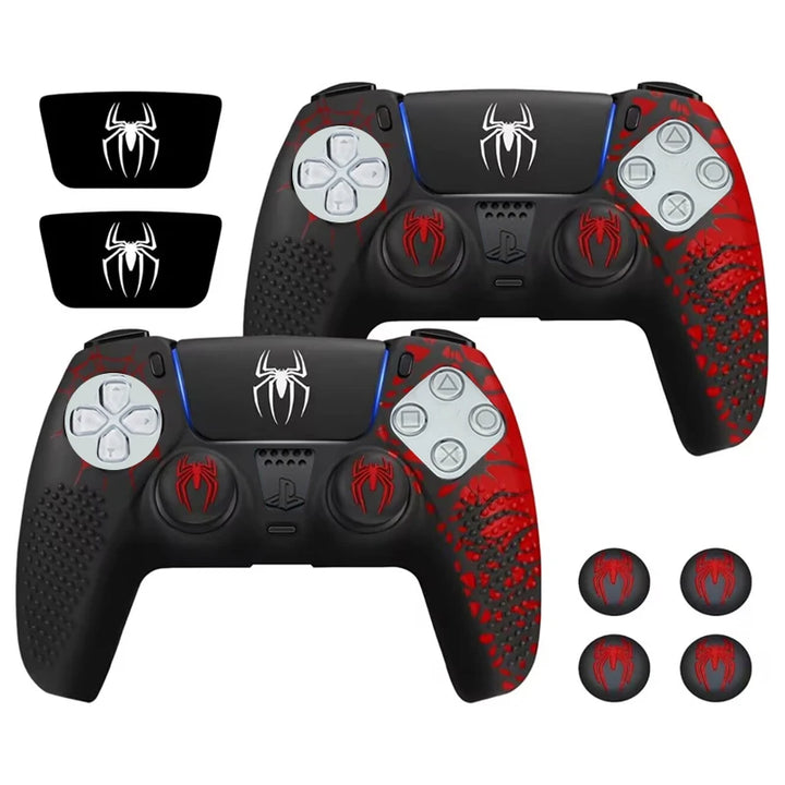 PS5 Controller Silicone Cover | Anti-Slip Protective Skin with Thumb Grip Caps