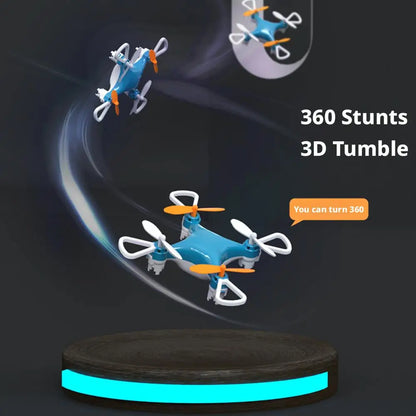 Mini Stunt Drone for Kids – LED & Altitude Hold