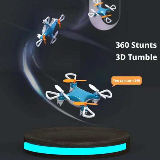 Mini Stunt Drone for Kids – LED & Altitude Hold