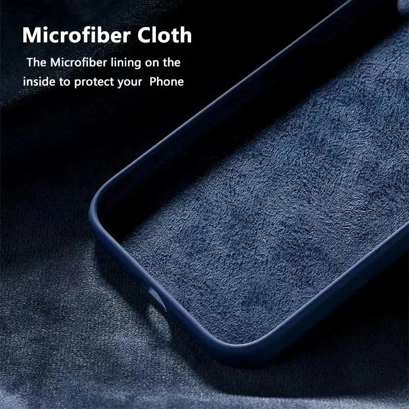 Original Official Silicone Case For iPhone 17ProMax 16 13 12 15 14 Pro Phone Cases For iPhone 16 13Pro 17 11 14 15 Pro Max Cover