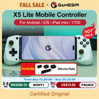 GameSir X5 Lite Mobile Phone Gamepads for iPhone 16 15 Series iPad Mini Android Tablet Controller Hall Effect Joysticks Design
