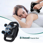 8-Head Fascia Gun High-Frequency Vibration Body Massage Gun Back and Waist Massager Neck Shoulder Massager Muscle masajeador