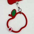Red Phone Charm Accessories for IPhone 14 15 16 17 Pro Max Case