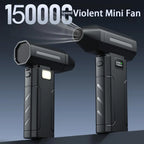 X8 Brushless Turbo Jet Fan Blower 150000RPM Powerful Electric Air Blower Vacuum Dust Cleaner Portable Dust Cleaner Violent Fan